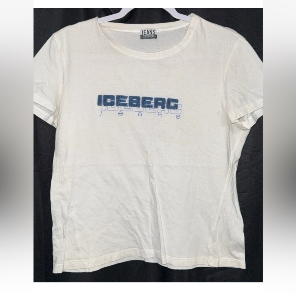 Iceberg Jeans White T-Shirt size small